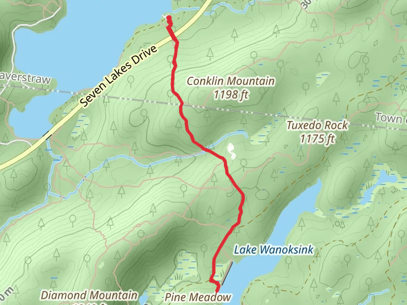 Lake Wanoksink via 7 Hills Trail