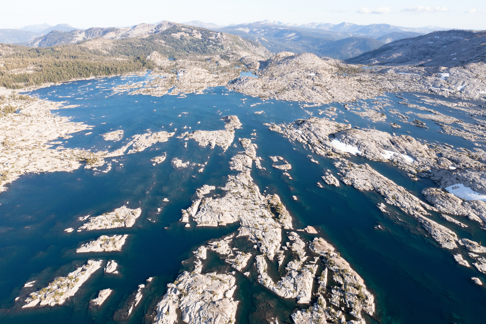 An image depicting the trail Mount Tallac, Cracked Crag and Lake of the Woods via Tahoe rim Trail and Tamarack Trail and its surrounding area.