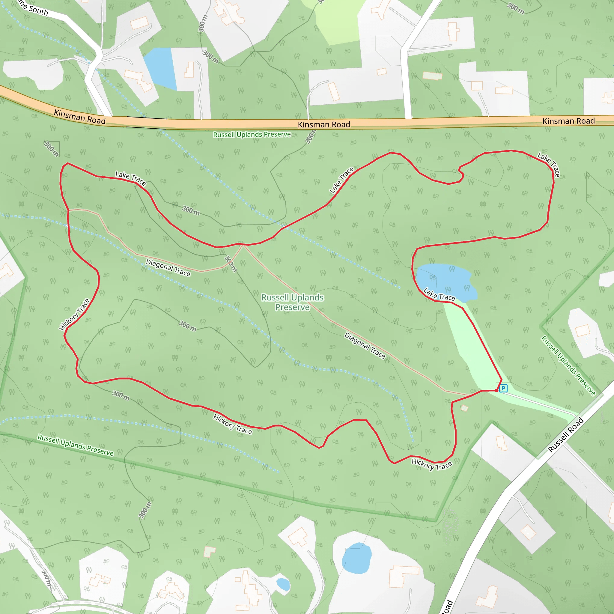 Lake Trace and Hickory Trace Loop mobile static map