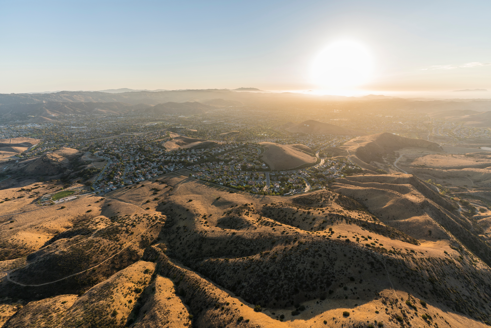 An image depicting the trail Chumash and Rocky Peak Trail and its surrounding area.