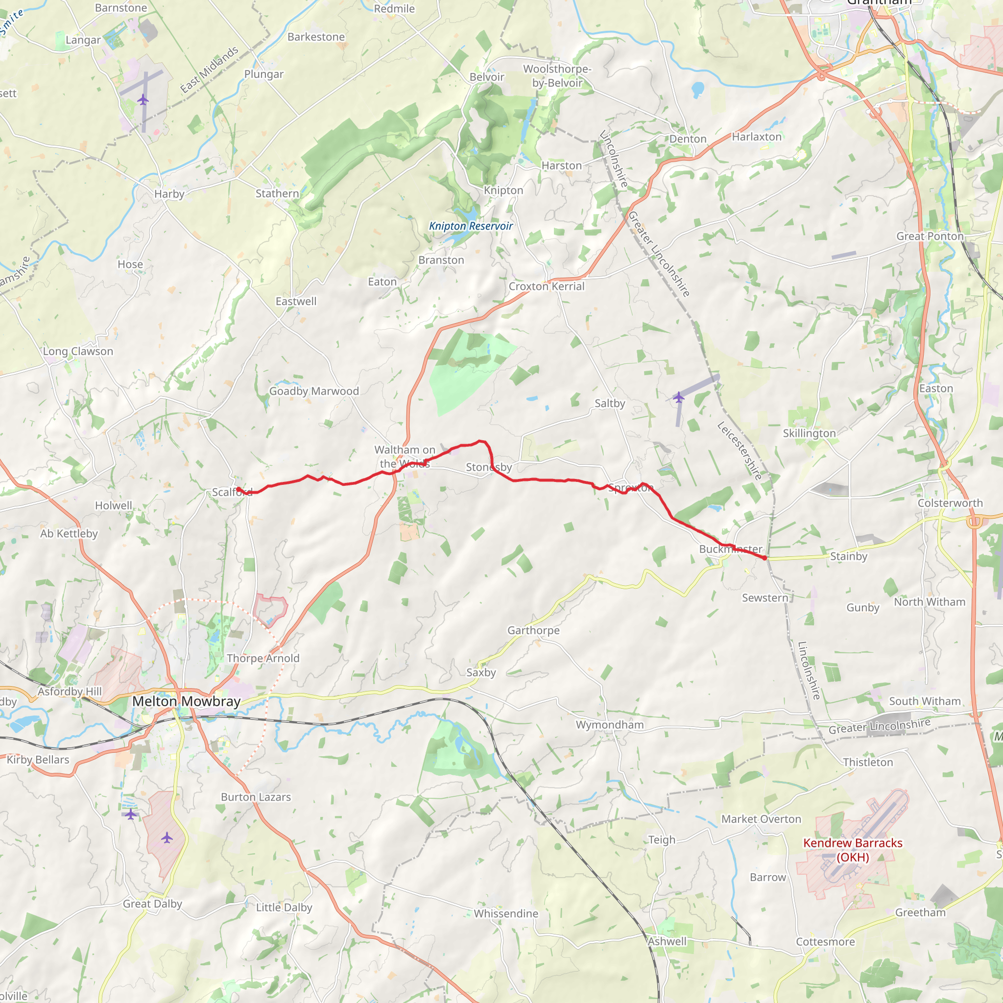Mowbray Way mobile static map