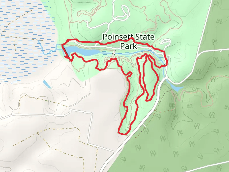 Old Levi Mill Lake, Knot and Splice Loop Trail