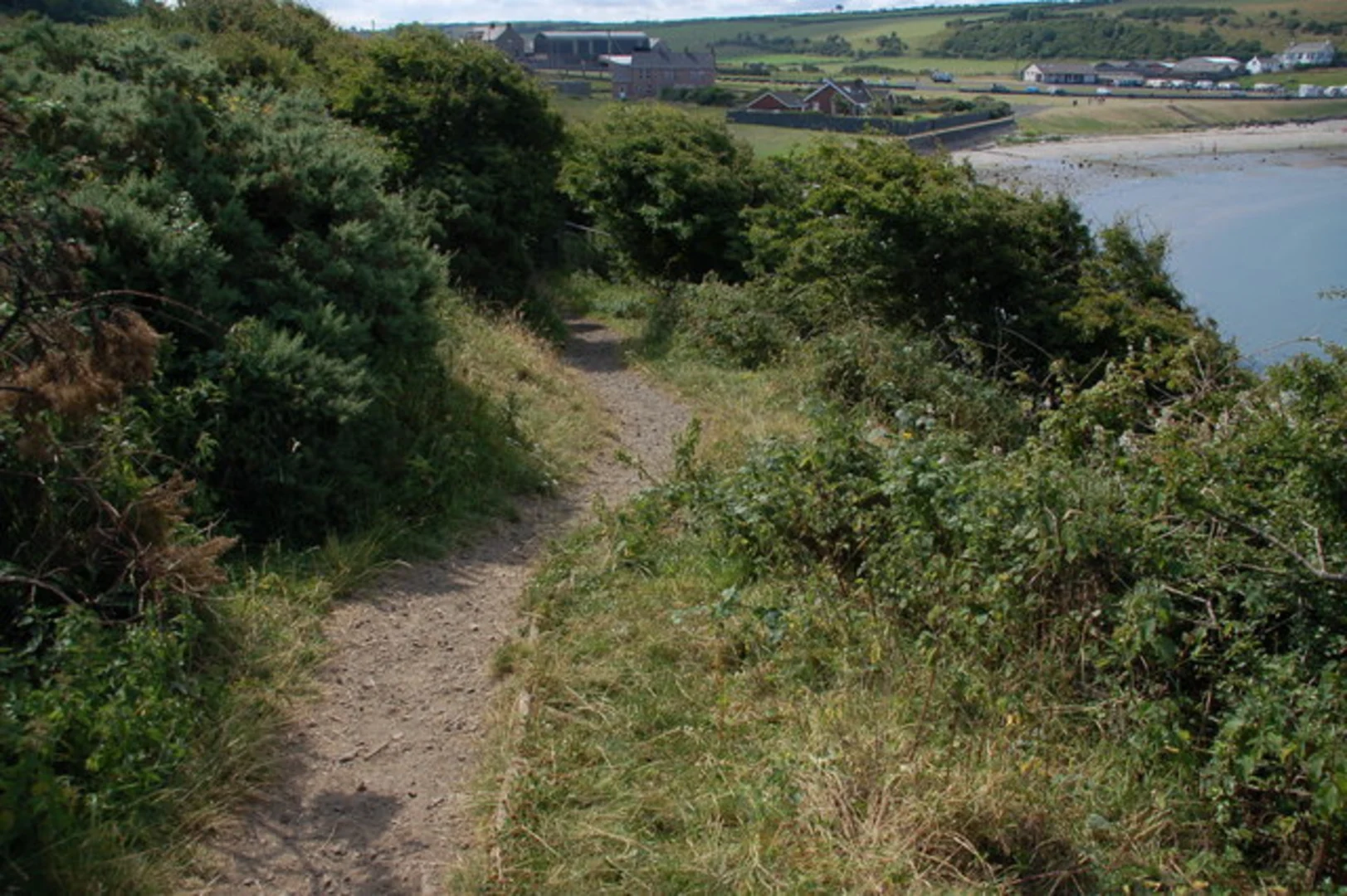 An image depicting the trail Skernaghan Point and its surrounding area.