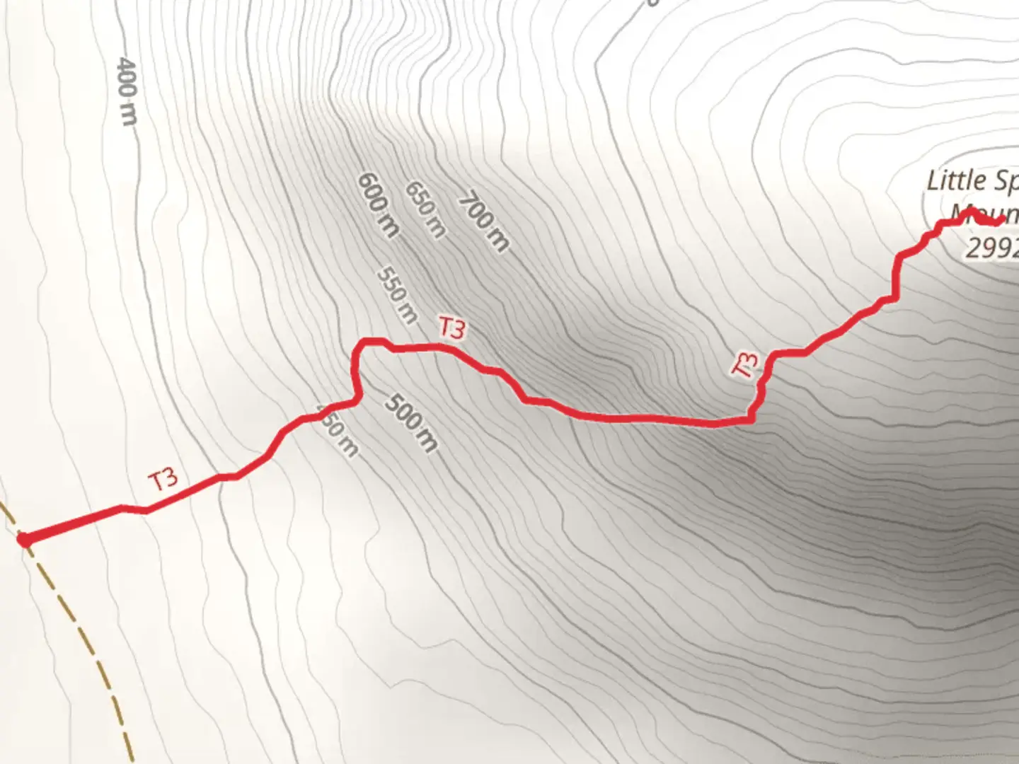 An image depicting the trail Little Spencer Mountain Trail and its surrounding area.