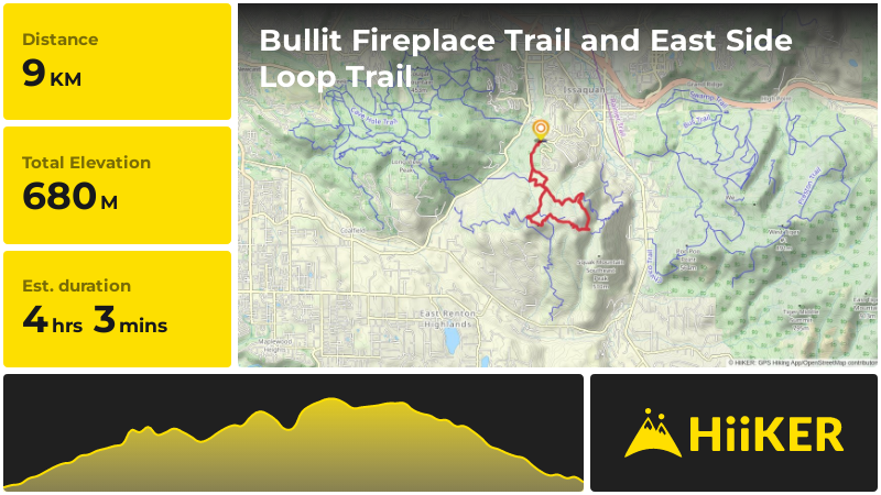 Bullit Fireplace Trail and East Side Loop Trail | King County | Washin