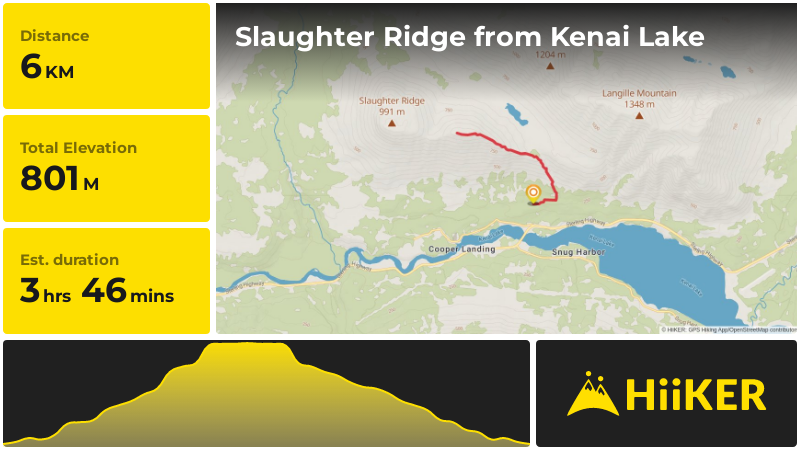 Slaughter Ridge from Kenai Lake | Kenai Peninsula | Alaska