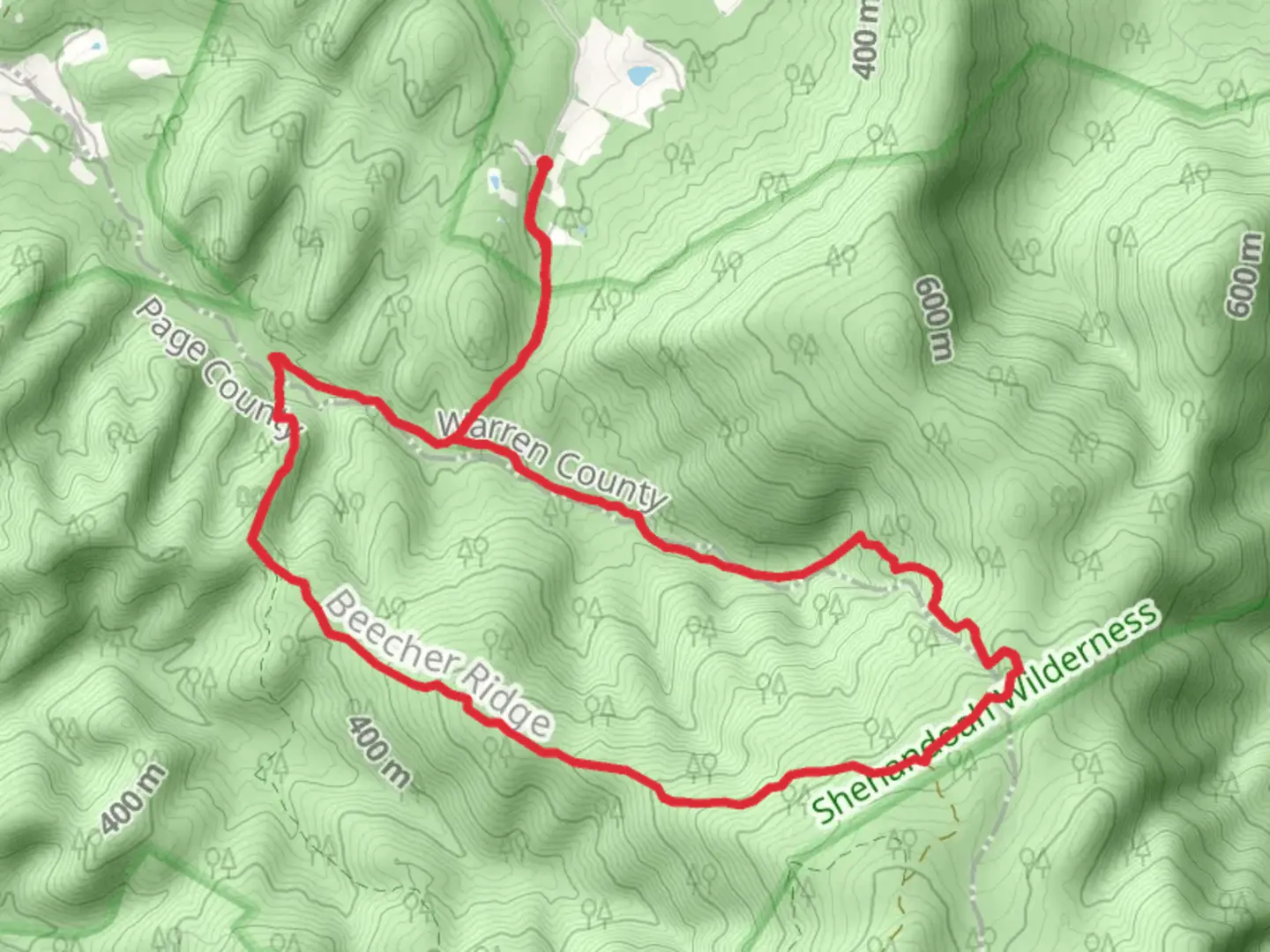 Overall Run and Beecher Ridge Loop Trail | Warren County | Virginia