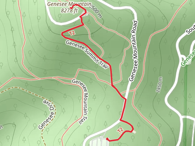 Genesee Mountain Trail