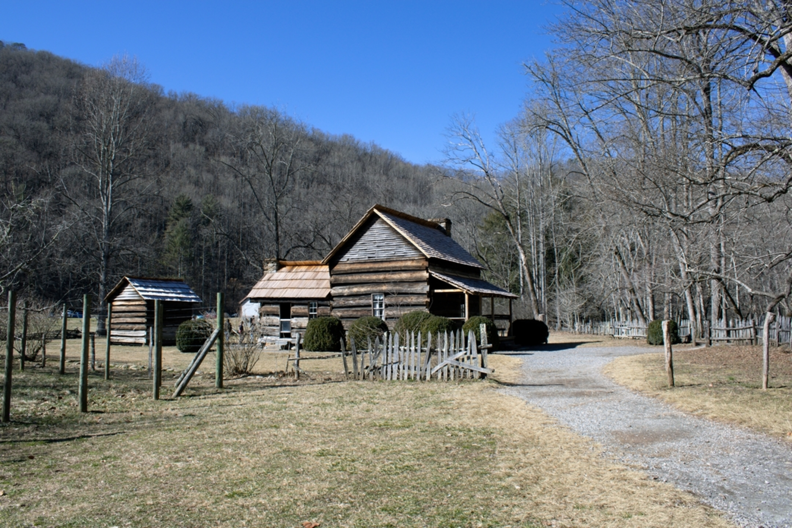 An image depicting the trail Junaluska Gap Trail and its surrounding area.