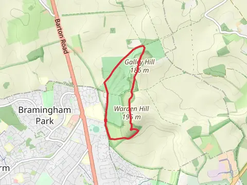 Galley Hills Course and Galley and Warden Hills