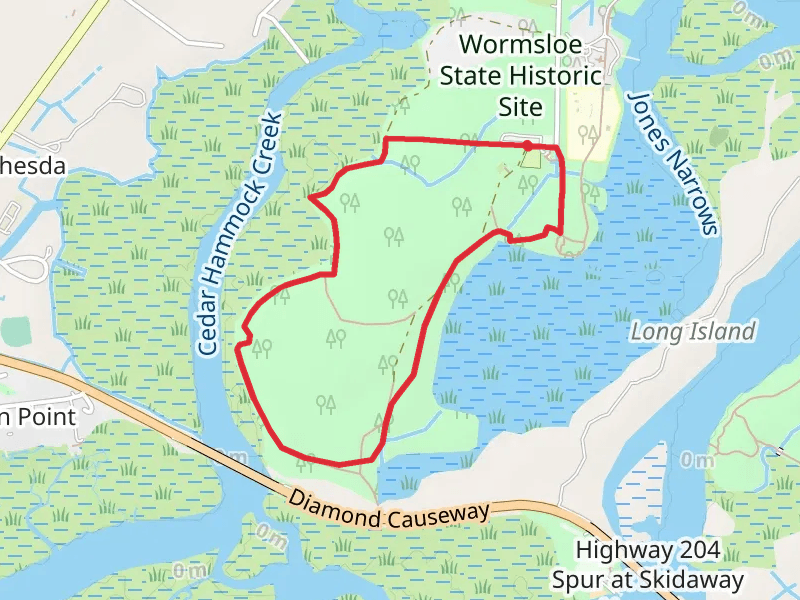 Wormsloe's Family Burial Ground Loop