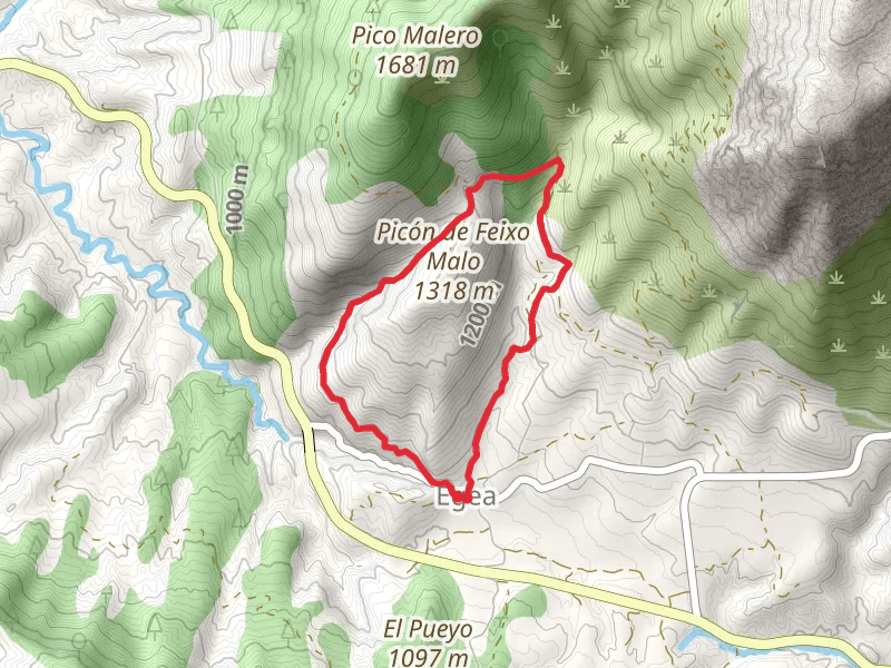Egea - Egea along the Corral Road PR HU 220