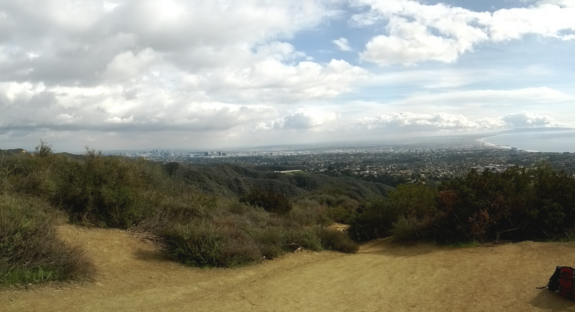 An image depicting the trail Temescal Ridge, Temescal Peak and Backbone Loop Trail and its surrounding area.