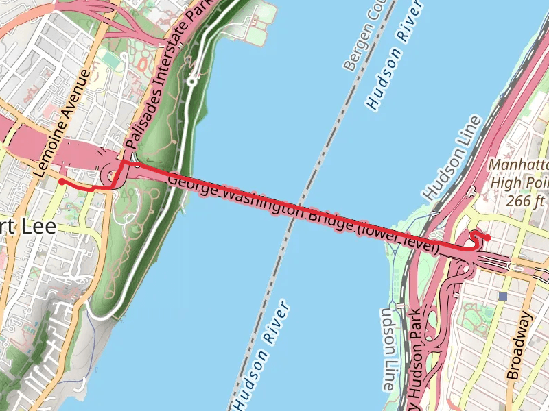 George Washington Bridge Northern Path