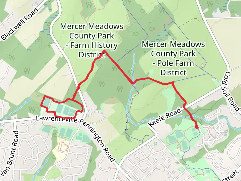 Lawrence Hopewell Trail and Twin Pines Trail