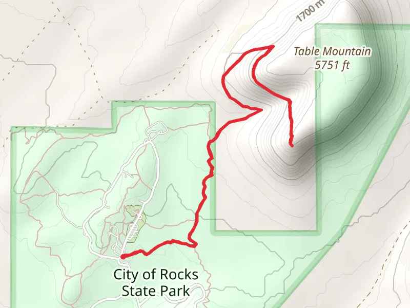 City of Rocks State Park and Table Mountain Trail