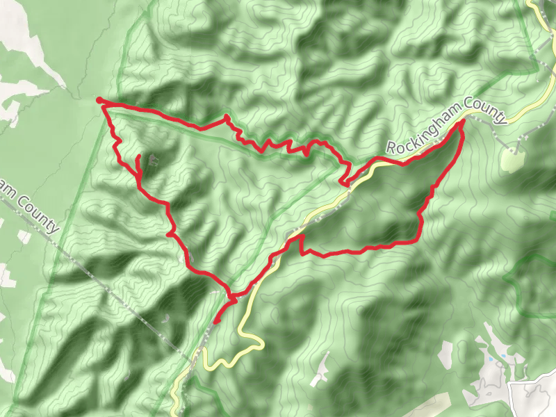 Furnace Mountain, Blackrock, Jones Run and Appalachian Loop Trail
