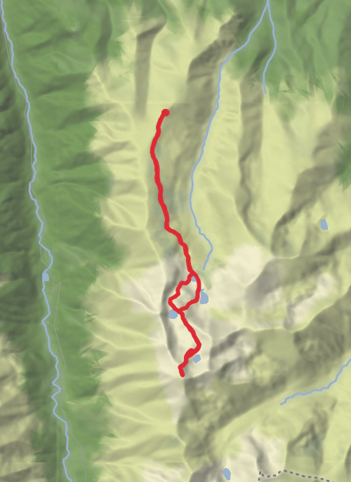 Day 6 - Yastrebets - Musala - Yastrebets mobile static map