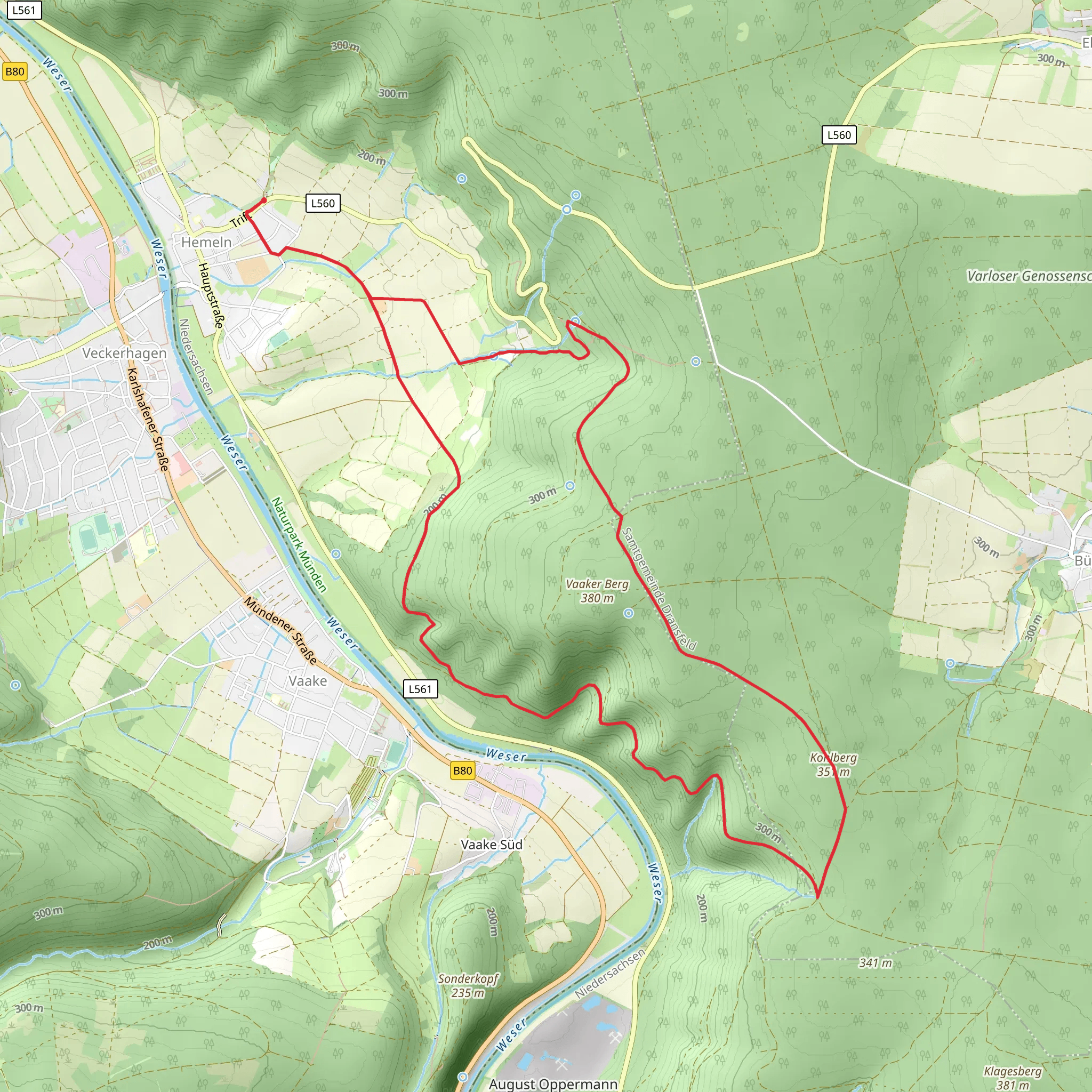 Hemeln H1 mobile static map