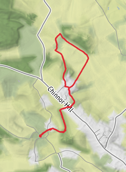 Hike from Radnage mobile static map