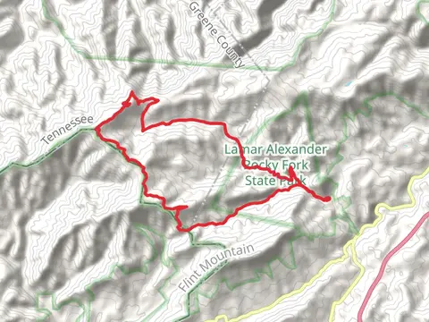 Headwaters, Buzzard Roost, Big Butt and Flint Creek Loop Trail
