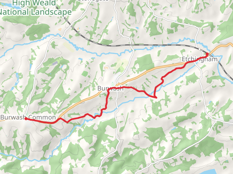 Etchingham to Burwash Common Walk