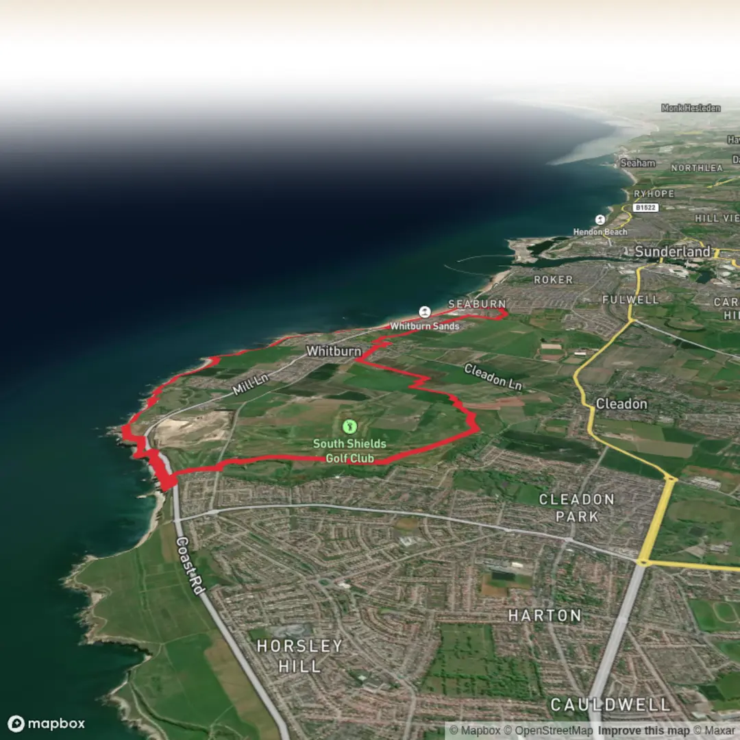 An image depicting the trail Marsden Park, Lizard Point and Souter Point Loop and its surrounding area.