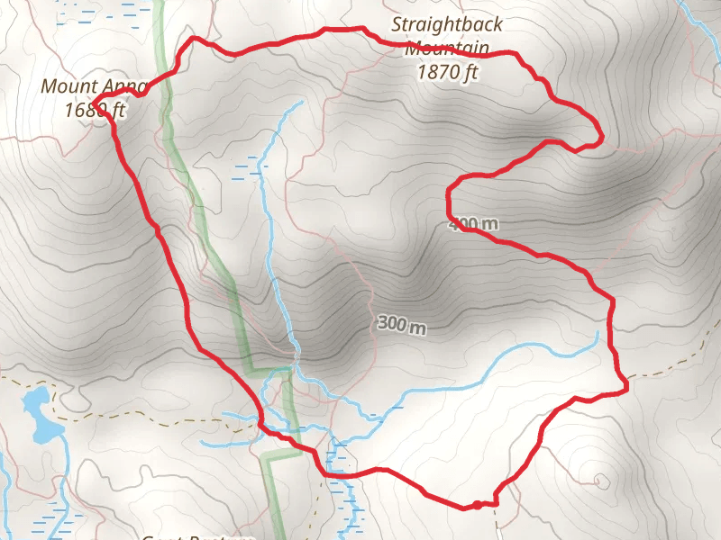 Straightback Mountain and Mount Anna Loop