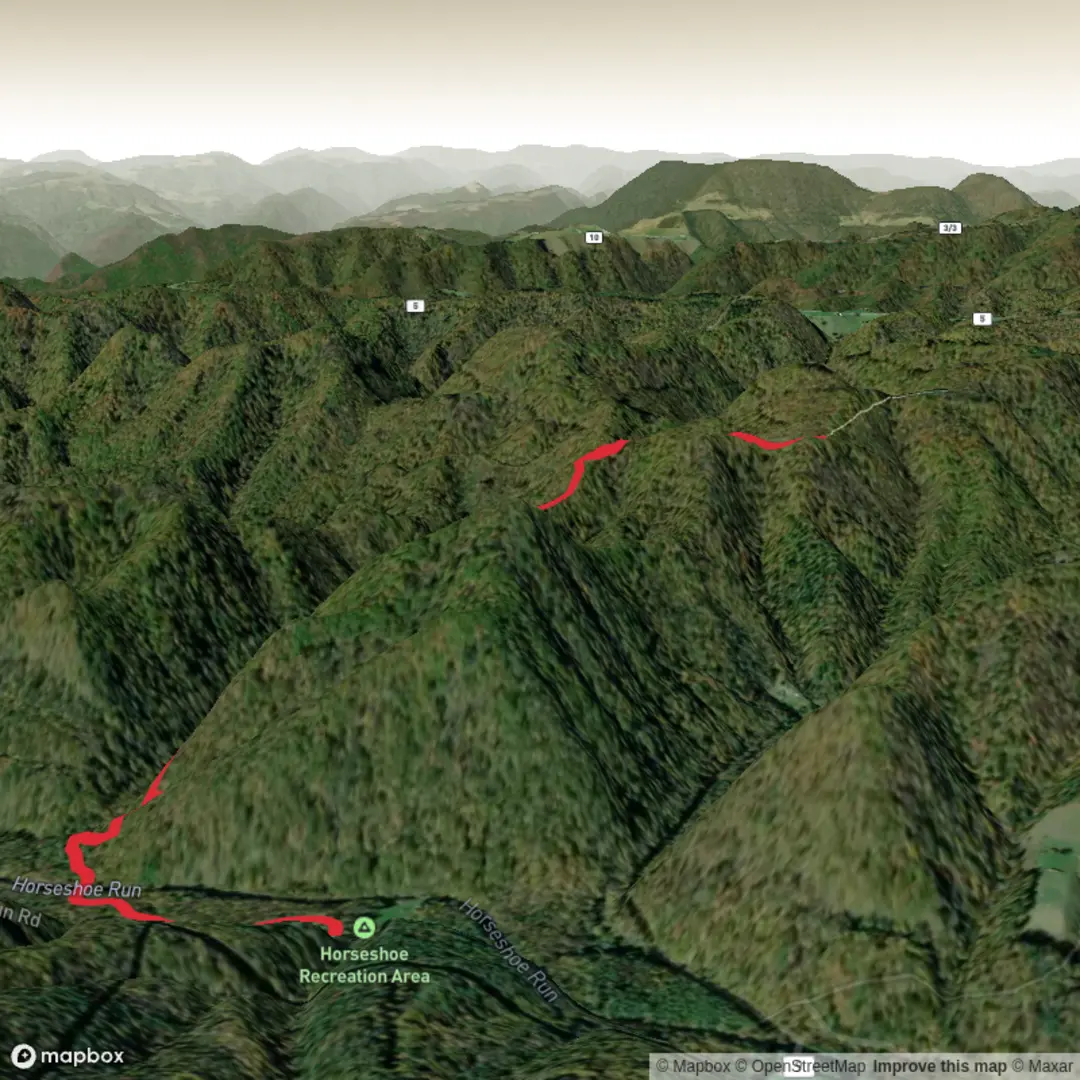 An image depicting the trail Losh Trail and its surrounding area.