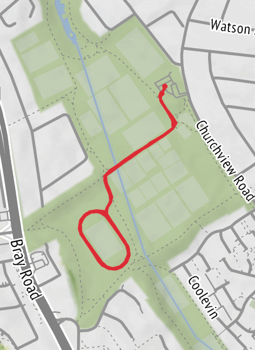 County Dublin Running mobile static map