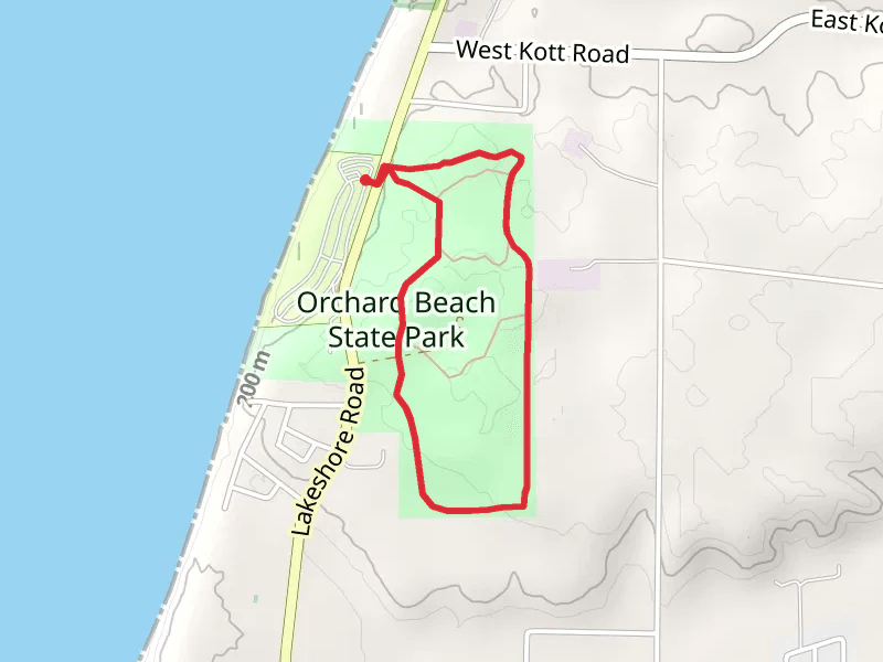 Orchard Beach State Park Loop
