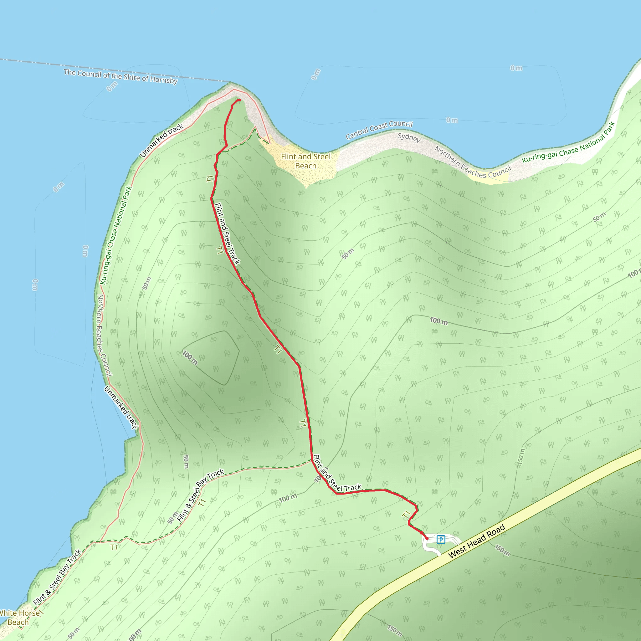 Flint and Steel Track mobile static map