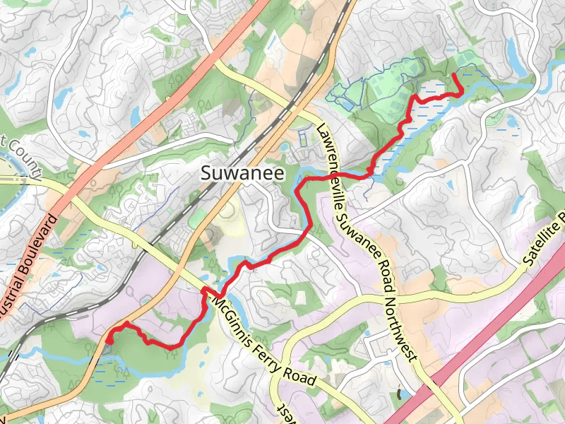 Suwanee Creek Greenway and Ivy Creek Greenway