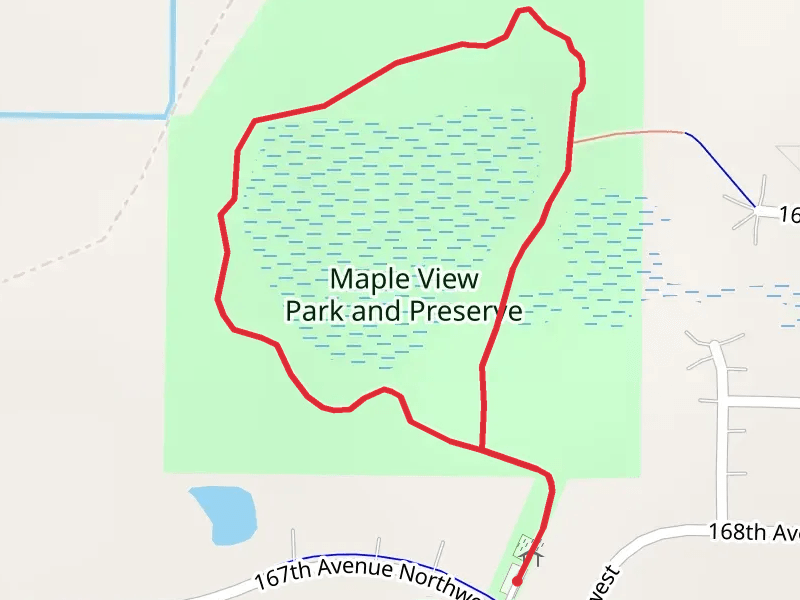 Maple View Preserve Open Space Loop Trail