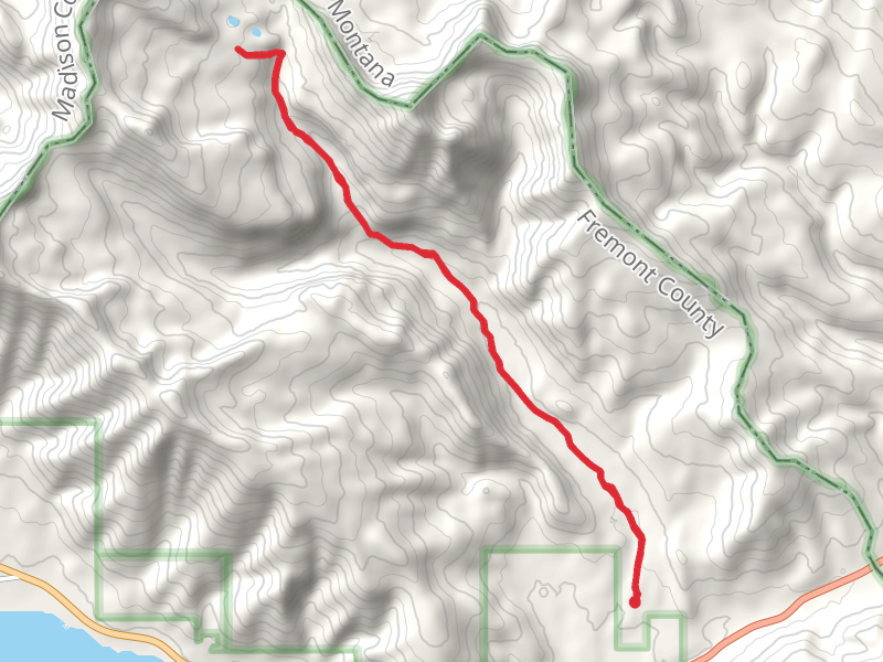 Targhee Creek from Forest Road 57