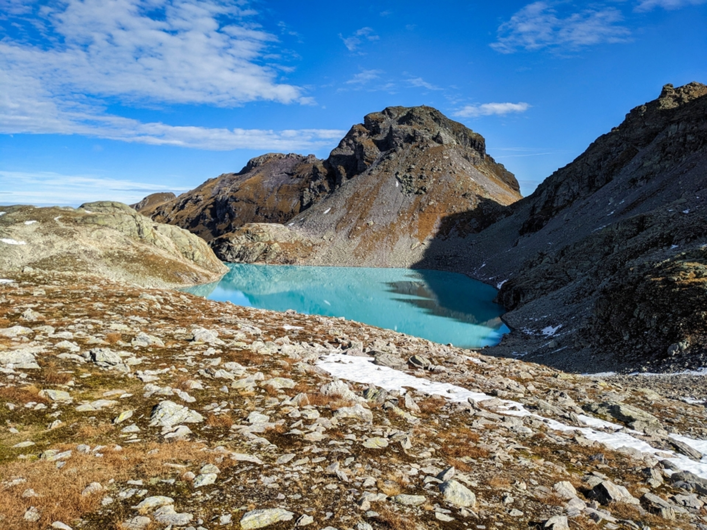An image depicting the trail Wanderung Pizol and its surrounding area.