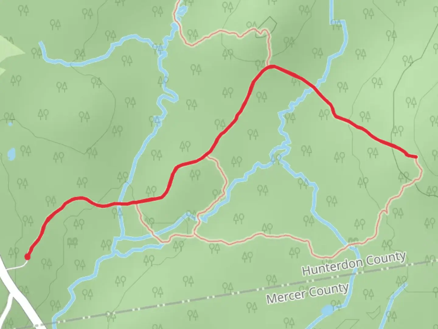 An image depicting the trail White and its surrounding area.