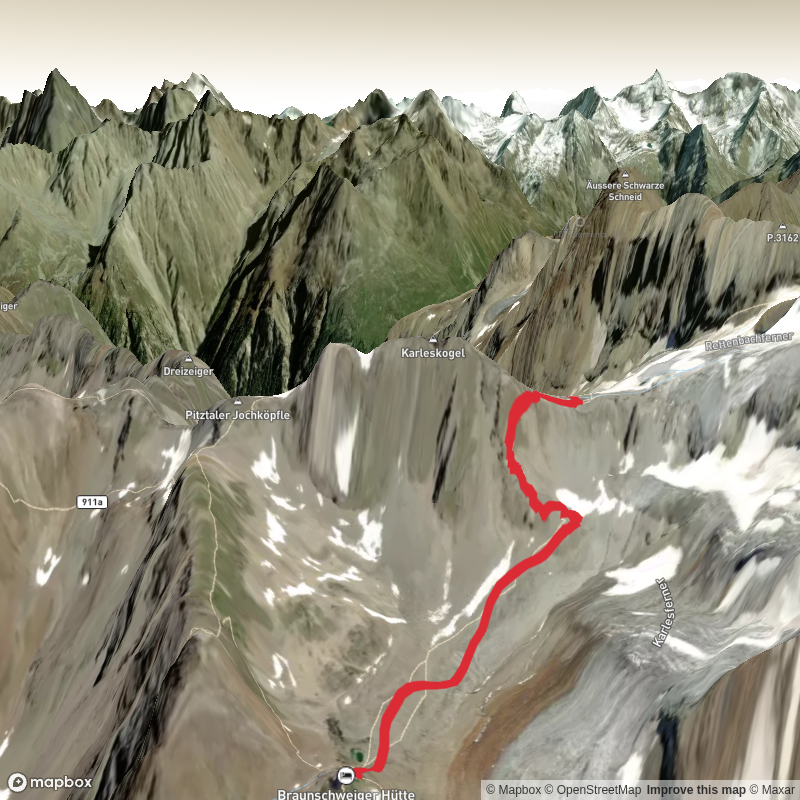 Hike from Imst to Braunschiveiger Hut