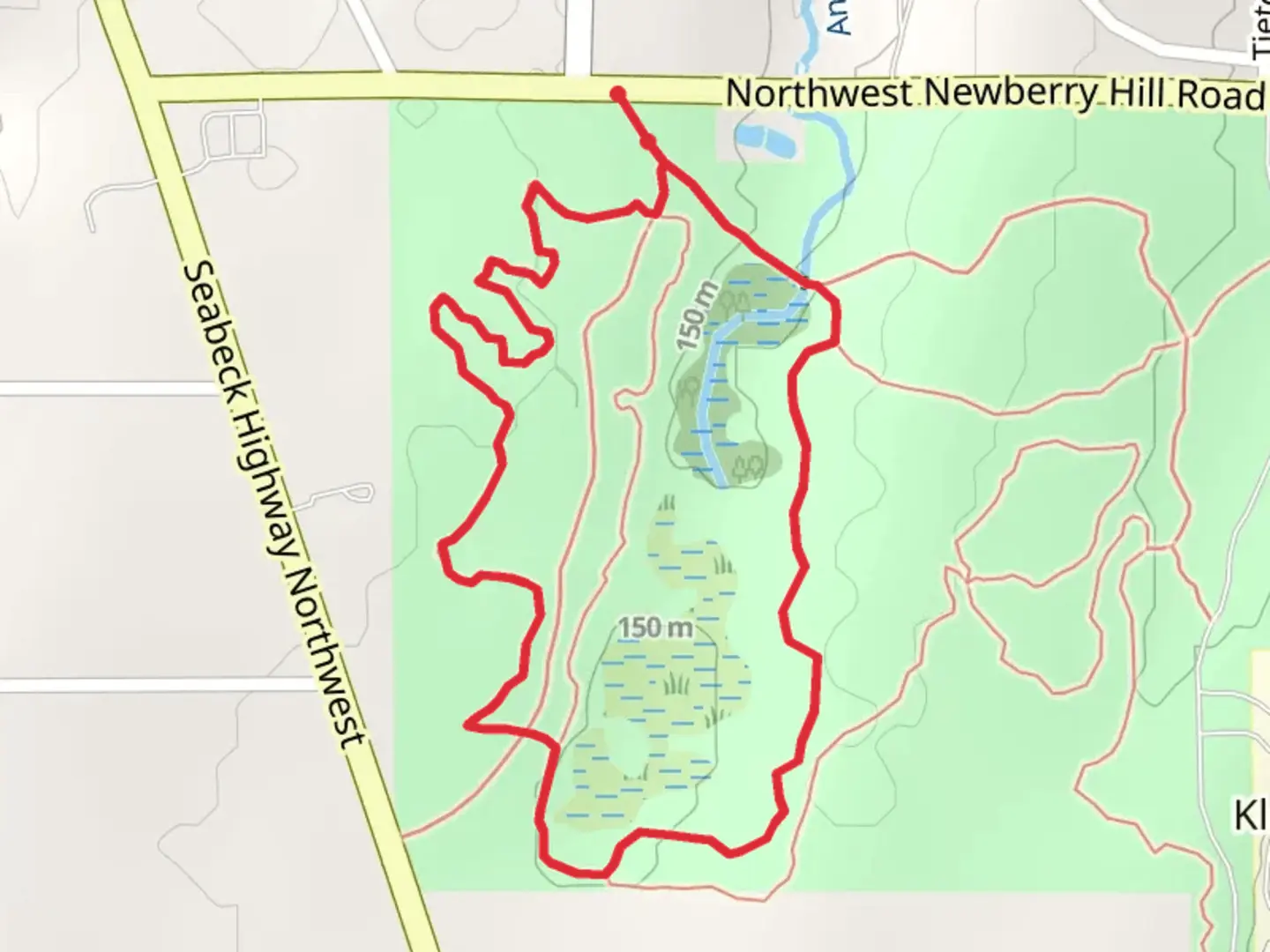 An image depicting the trail Wolf Ridge and Beaver Loop and its surrounding area.