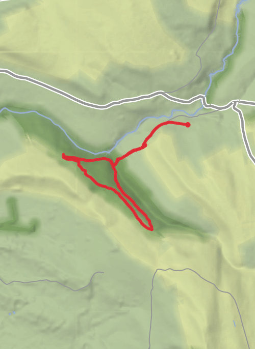 Staffordshire Moorlands Hiking mobile static map