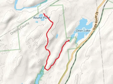 Round Lake Trail from Otter Lake