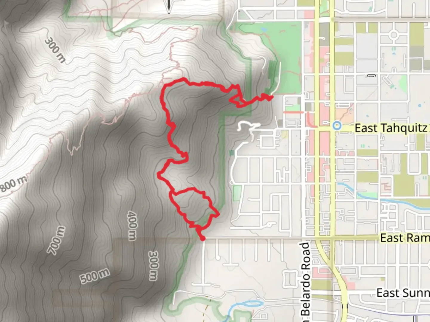 An image depicting the trail North Lykken and Skyline Trail and its surrounding area.