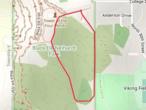 Black Elk Neihardt Park Side Loop