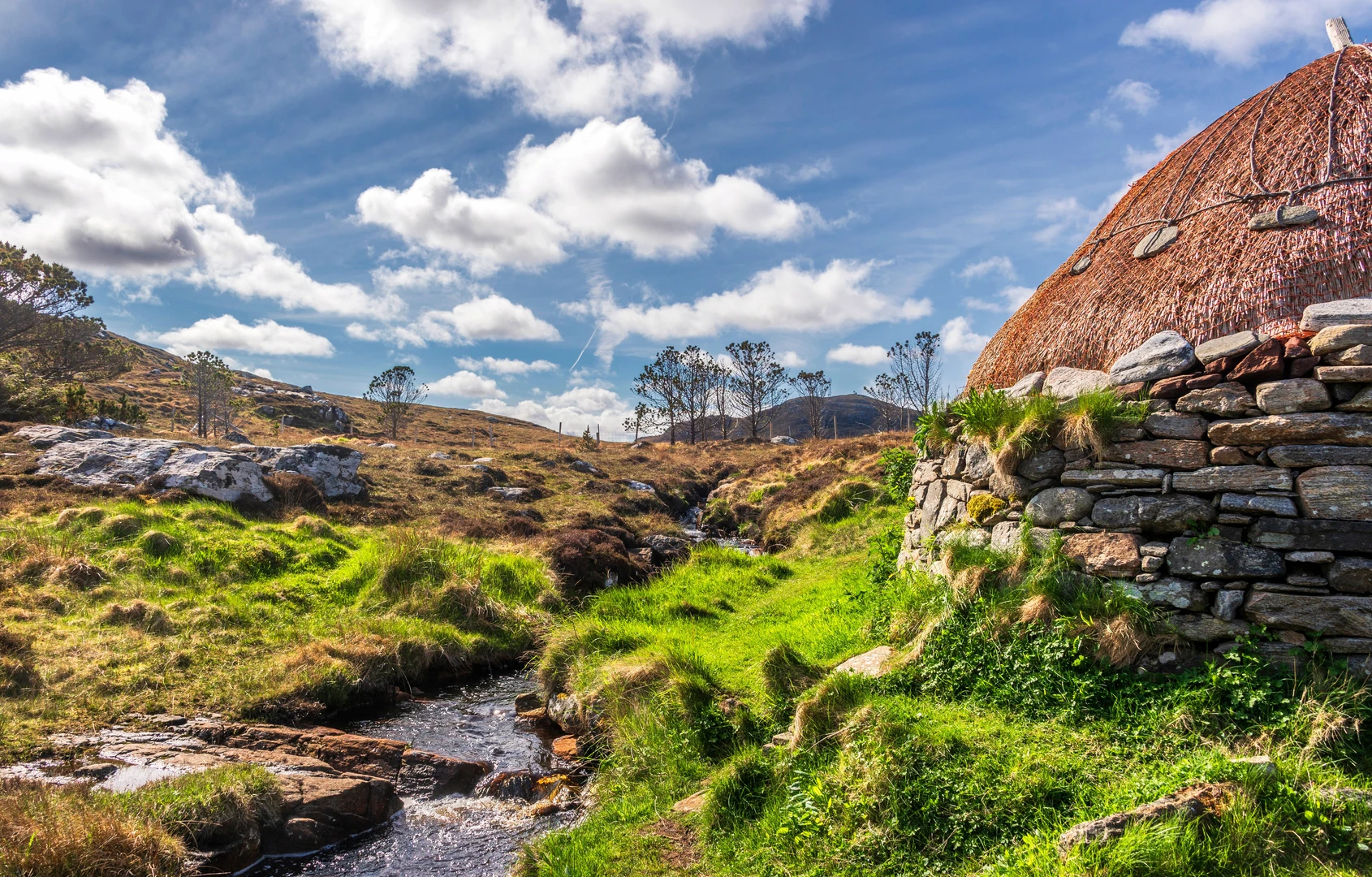 An image depicting the trail Norse Mill and Kiln and its surrounding area.