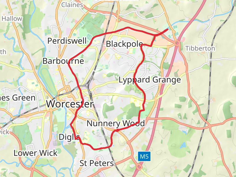 Worcester East Circular Walk