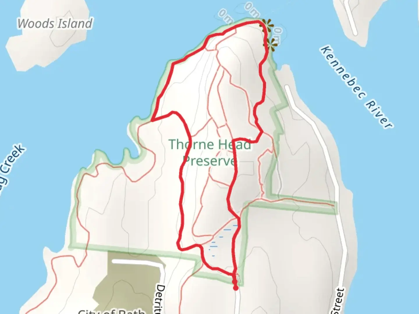 An image depicting the trail Thorne Head Footpath and Narrow Trail Loop and its surrounding area.
