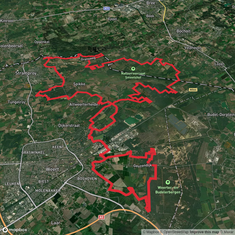 Grote Ijzeren Man, Tungelerwallen, Stramprooise Heide and Kruispeel en Achterbroek Knot
