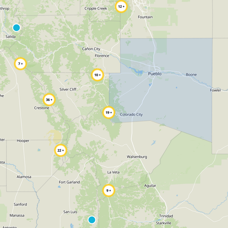 Pueblo County Static Map