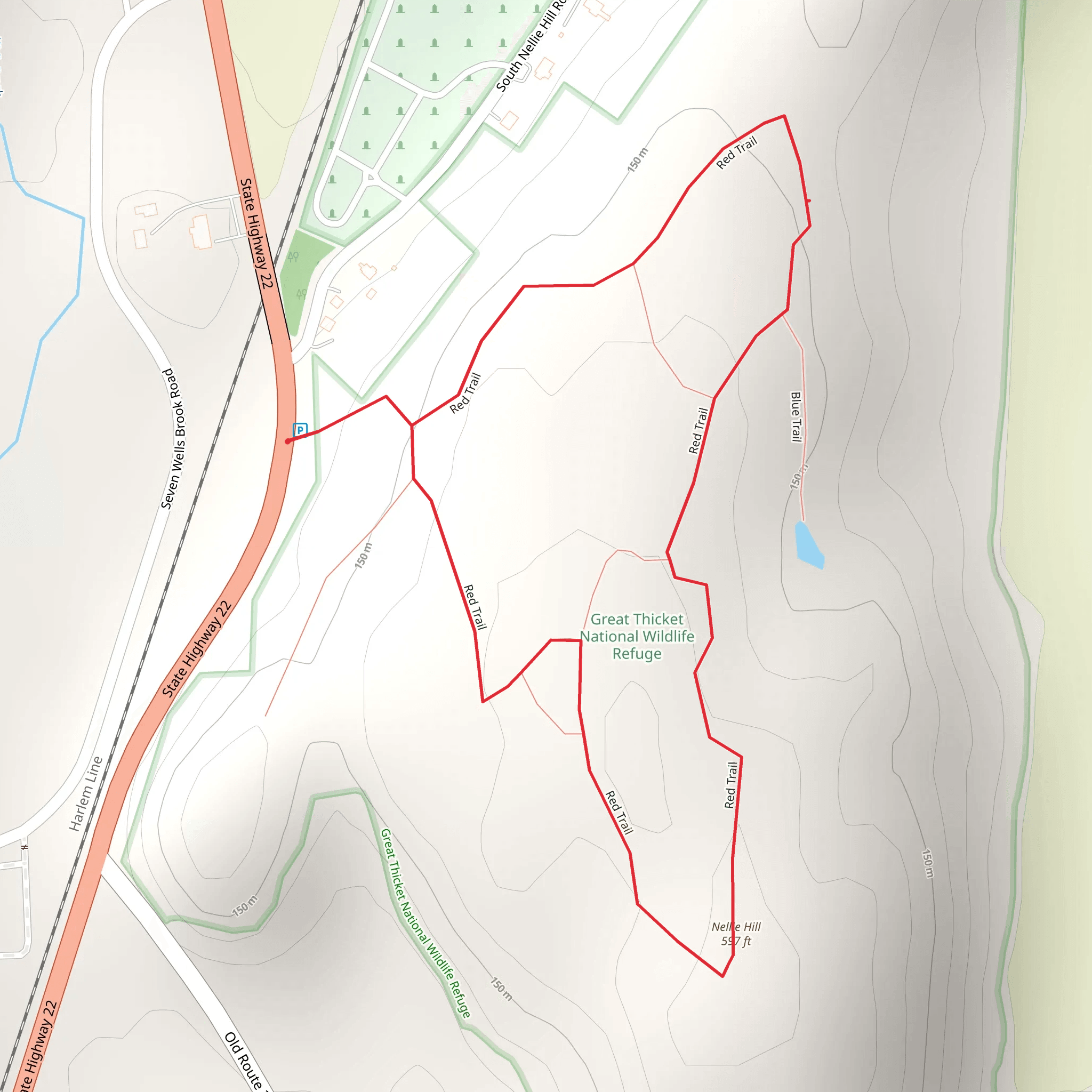 Nellie Hill Loop mobile static map