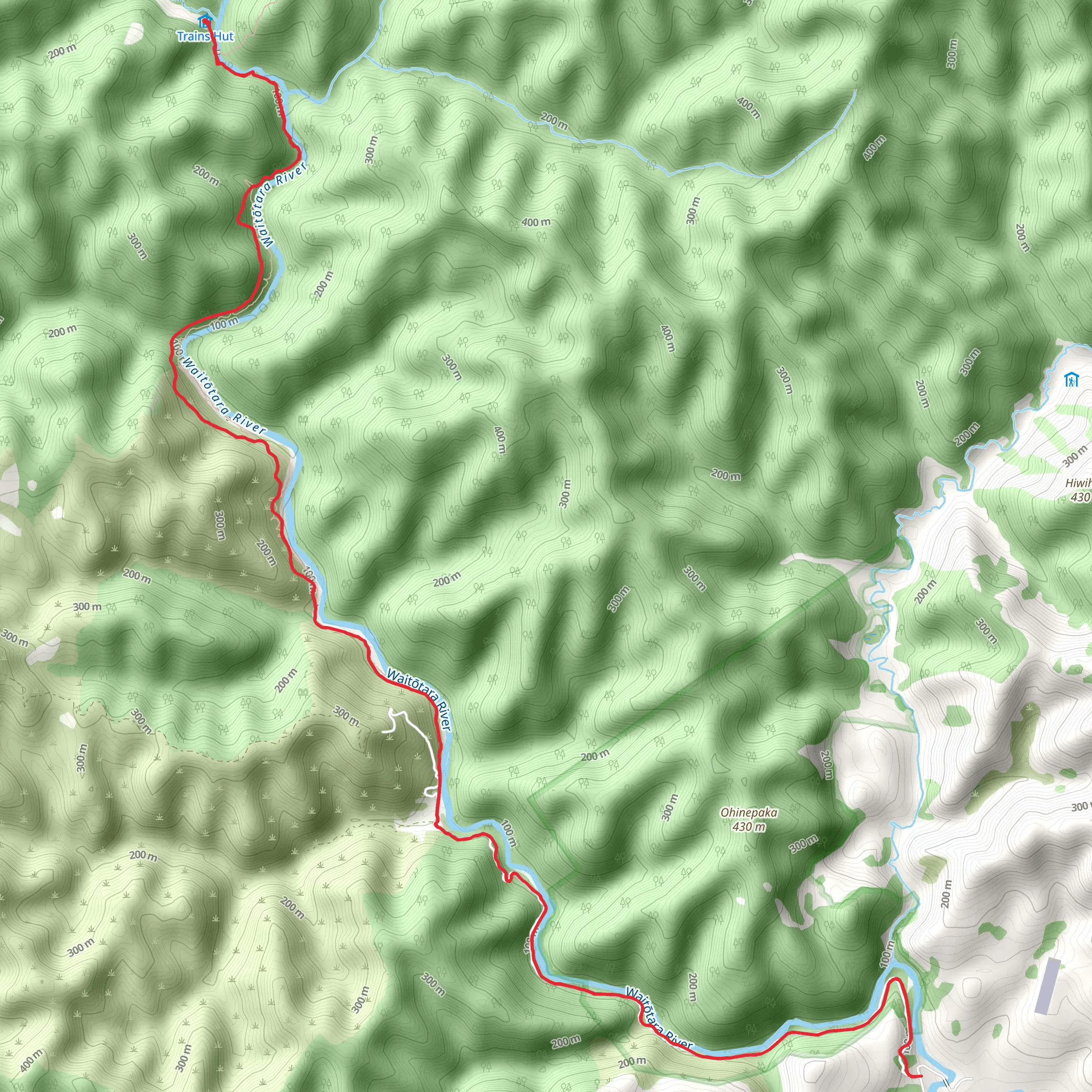 Trains Track mobile static map